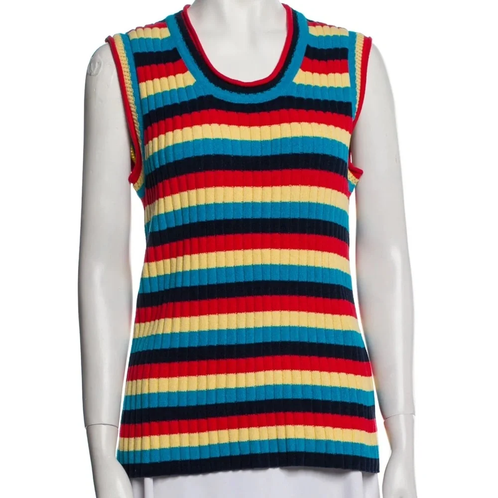 NWT Wales Bonner Multi Color Choir Tank Top Size 2 - Picture 7 of 7